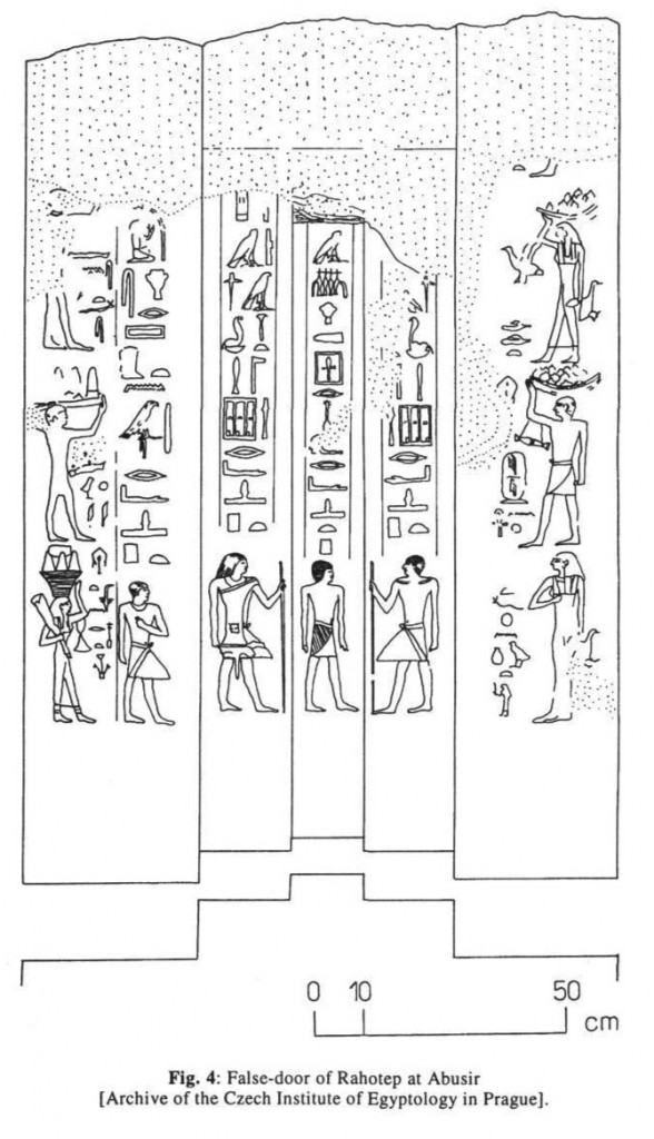 rahotep abusir false door